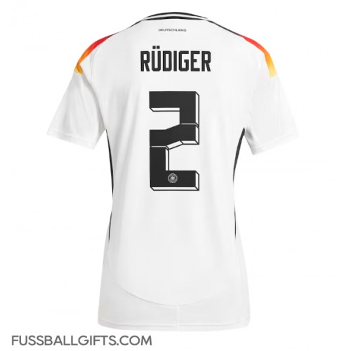 Deutschland Antonio Rudiger #2 Fußballbekleidung Heimtrikot EM 2024 Kurzarm